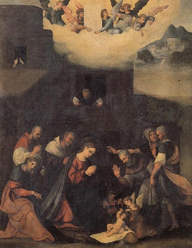 MAZZOLINO, Ludovico The Adoration of the Shepherds